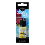The Paper Mill Shimmer Alcohol Ink Lemon Yellow 14ml