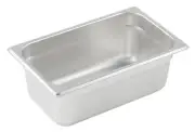 Anti-jam Steam Pan, 1/4 Size, 4", 25 Ga S/S (12 Each)
