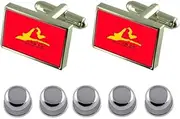 [Select Gifts] Shirt Dress Studs Shangrao City China Flag Cufflinks
