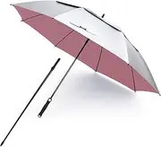 G4Free Vented UV Golf/Beach Umbrella 68" Arc, Auto Open Oversize Extra Large Windproof Sun Shade Rain Umbrellas