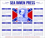 2025 James B. Gordon Yearly Civil War Wall Calendar From Sea Raven Press