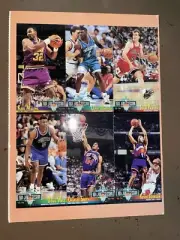 1993 Fleer Uncut Basketball Sheet