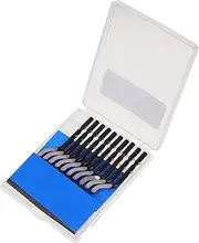 10Pcs Stainless Steel Deburring Blades Trimming Tool for Steel Lightweight and Easy to Use for Chamfering and Edge Finishing