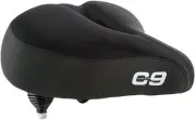 Cloud-9 Cruiser Select Saddle, 10.5" x 10.75", Black Lycra Top