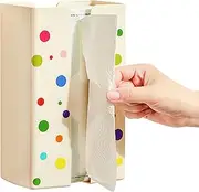 Paper Towel Dispenser Wall Mounted - Multifold Hand Towel Dispenser | Box Holder Wall Mount for Tissues | Wall Wet Wipe Dispenser | Wet Tissue Wall Storage Container - Cute Decor Magnetic Rack, Wipes