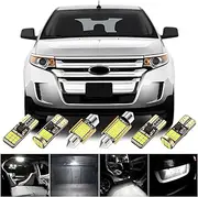 BMT xms LED Interior Light Kit Replacement for FORD Edge 2007-2015,6000K Cool White LED Car Light Interior, 15 Pieces