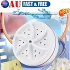 3in1 Washing Machine Portable Personal Rotating Ultrasonic Turbine Washer USB ZQ