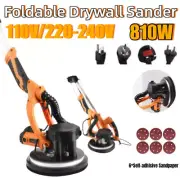 810W Adjust 5-Speed Drywall Polishing Machine Powerful Sander W/ 6 Sanding Disc