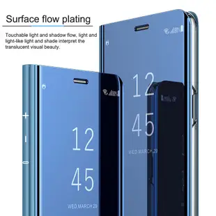 Samsung Note4/Note5/Note8 手機殼 鏡面智能掀蓋手機殼 三星保護套 保護殼 智能休眠手機殼