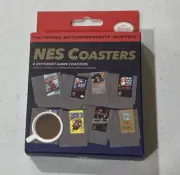 Nintendo NES Cartridge Drink Coasters Super Mario Donkey Kong Metroid Zelda New