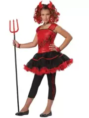 Sassy Devil Girl's Halloween Costume