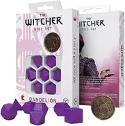 Q-Workshop The Witcher Dice Set. Dandelion - The Conqueror of Hearts, Mixed