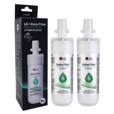 2X LG Genuine Fridge Filter forGFSD730SL GRL218ASL GR-L730SL