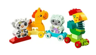 【LEGO 樂高】磚星球〡 10412 得寶系列 動物火車 Animal Train