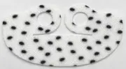 Lego New White Minifigure Cape Cloth Very Short Wide Collar Part