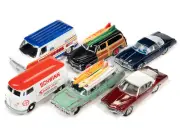 Johnny Lightning JLPK022A Johnny Lightning "2-Packs" 2023 Set A of 6 pieces 1/64