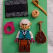 Lego Dungeons & Dragons Minifigure Elf Bard with Alternate Head! coldnd-9