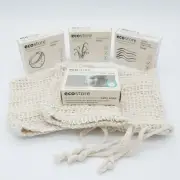 ecostore Series 4 Soaps Set Sisal Bag Pouch Handmade, Eco-Friendly & Sustainable