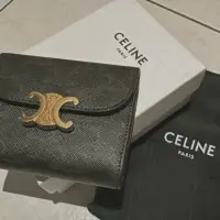 在飛比找蝦皮購物優惠-CELINE 短皮夾