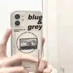 𝐑𝐨𝐬𝐞𝐬│BLUE&GREY超好看自留款！透明手機殼🤍（贈送防彈成員拍立得）