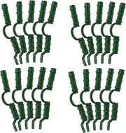 Garden Accessory Kit 20pcs Greenhouse Netting Clips Plastic Stake Clamp Metal Mounting Strong Grip
