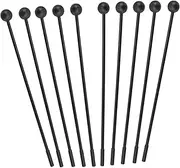 TOYANDONA 10pcs Plastic Drum Hammer Mallets Long Handle Xylophone Sticks for Boys and Girls Percussion Mallets Musical Instruments Accessories