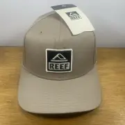 Reef Men's Jones Semi Curve Stretch Fit Hat - Beige OSFM New H9