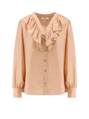 [Chloè] Chloè-Silk Shirt With Rouches-Donna 40