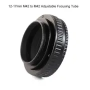 M42 to M42 Adjustable Focusing Ring Helicoid Adapter 12-17mm Adjust Macro Tube