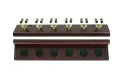 Pool Snooker Billiard Cue Rack Jarrah Holds 6 Sticks