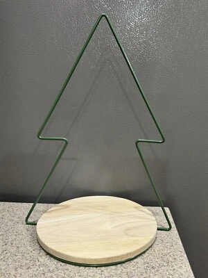 Target Bullseye Playground 12” Tall Christmas Tree Stand Display New 2022
