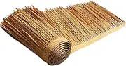 Straws Roof Thatch Mat Fake Accs Simple to Use Multifunctional Panel Palm Thatch Roll Gazebo Roof for Patio Hut Bar