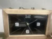 Farmhouse Tabletop clock Home Depot New open box works