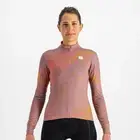Sportful Cliff Supergiara Long Sleeve Women's Thermal Jersey M Mauve/Pompelmo/Go