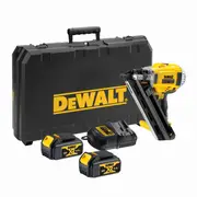 DeWALT 18V Brushless Two Speed Framing Nailer Kit With 2 x 4.0Ah Li-Ion Batteries