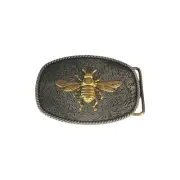 Handmade Antique Silver Bee Belt Buckle