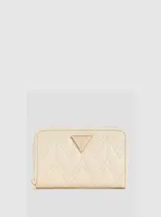 GUESS White Adelard Medium Wallet
