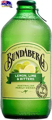 Bundaberg Lemon Lime & Bitters 12 x 375ml Cans Soft Drink Mixer