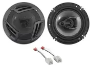 6.5" 750w 3-Way Front Factory Speaker Replacement Kit For 2007-17 Jeep Wrangler