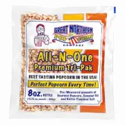 8 oz Popcorn Packs Â– Pre-Measured, Movie Theater Style, All-in-One Kernel, S...