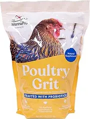 Manna Pro Poultry Grit with Probiotics | Insoluble Crushed Granite | 5 LB (Packaging May Vary)