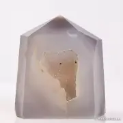 301g74mm Druzy Agate Geode Tower Point Natural Crystal Polished Quartz Healing