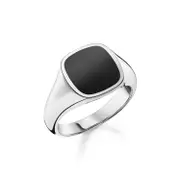 Buy Ring Classic Black Silver by Thomas Sabo online - THOMAS SABO Australia