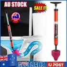 Toilet Plunger Air High Pressure Drain Blaster Manual Pump Sink Pipe Cleaner AN