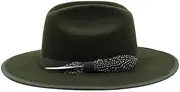 [HAMKVBPR] Cowboy Hats for Men Cowboy Hat Feather Bowler Hat Jazz Hat Top Man Hat