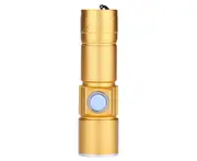 High Bright USB Rechargable Pocket Torch LED Flashlight for Outdoor Camping Emergency