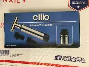 New (OLD STOCK) CILIO VAKUUM WEINPUMPE WITH 2 x Vacuum Bottle Stoppers
