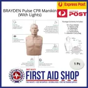 Brayden CPR Manikin Dummy Pulse With Lights/Bloodflow Adult Size