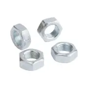 QA1 JNR6A-6PK Jam Nut, Aluminum, 3/8 in.-24 RH Thread, Set of 6