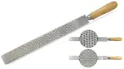 AAProTools 14 Farrier Rasp, Double-Sided for Horse Hoofs Wooden Handle
